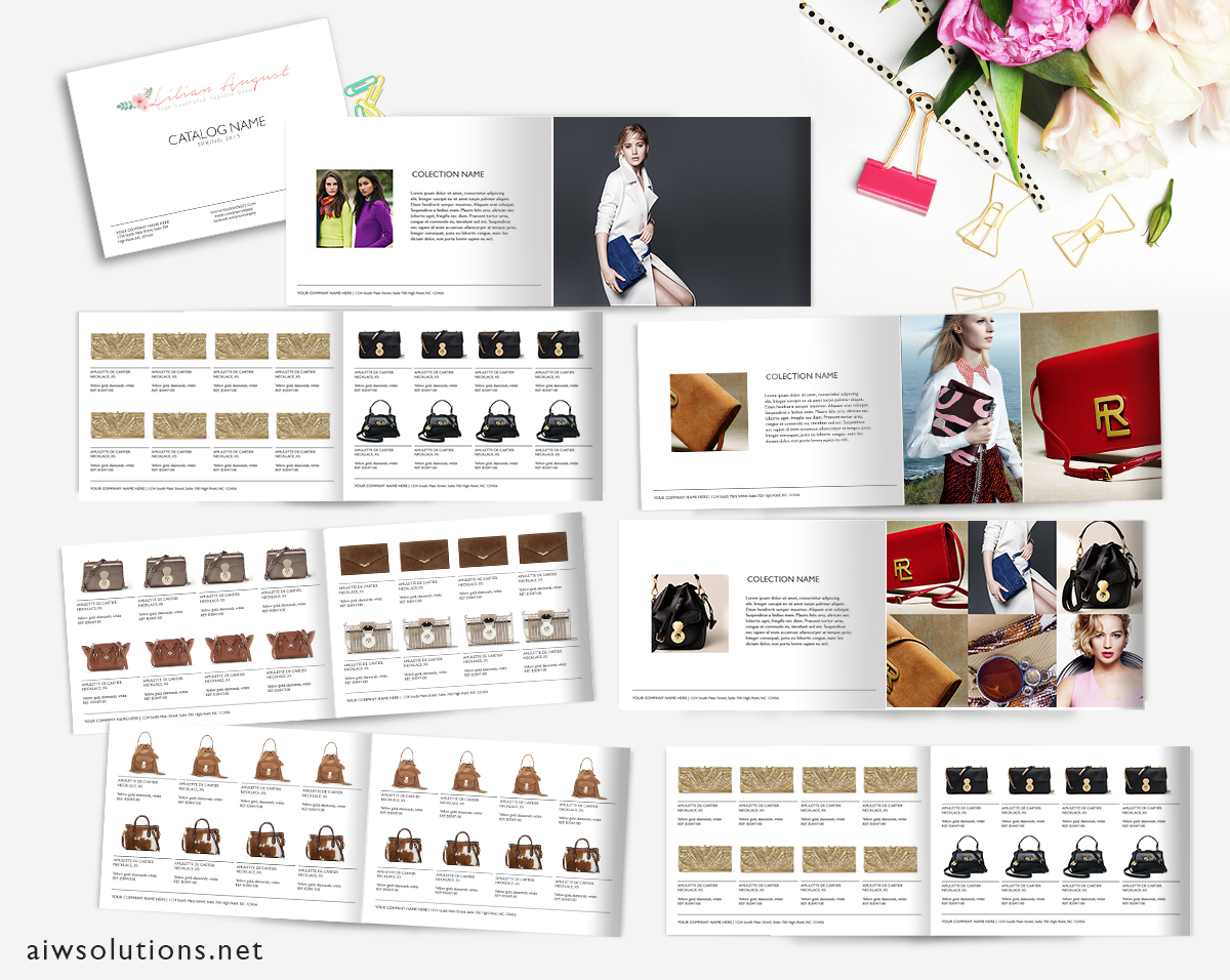 Wholesale Catalog template, Product Catalog, InDesign Catalogue, Custom