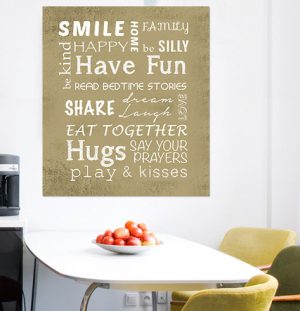 printable family wall art decor 