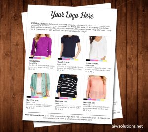Product Line Sheet - id07  - Canva + Word + Photoshop Template