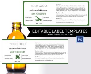 Aleo Vera Label Template ID14