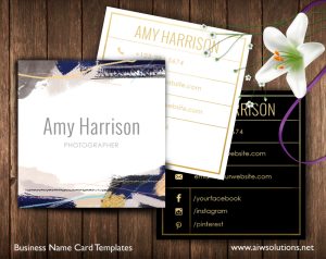 Abstract Square Business Card - ID36