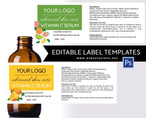 Vitamin Serum Label ID09