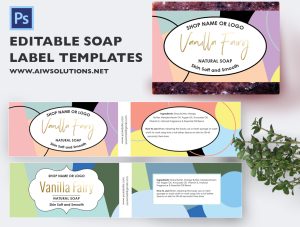 Soap Label Template ID21