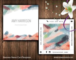 Square Business Card - ID38