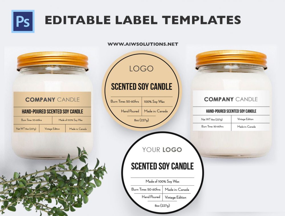 candle label, Bernardin Jar Labels, BottleLabels, Candy Labels