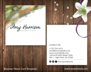 Square Business Card - ID39