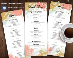 Wedding Food Menu, Party food menu, Drink menu - id30