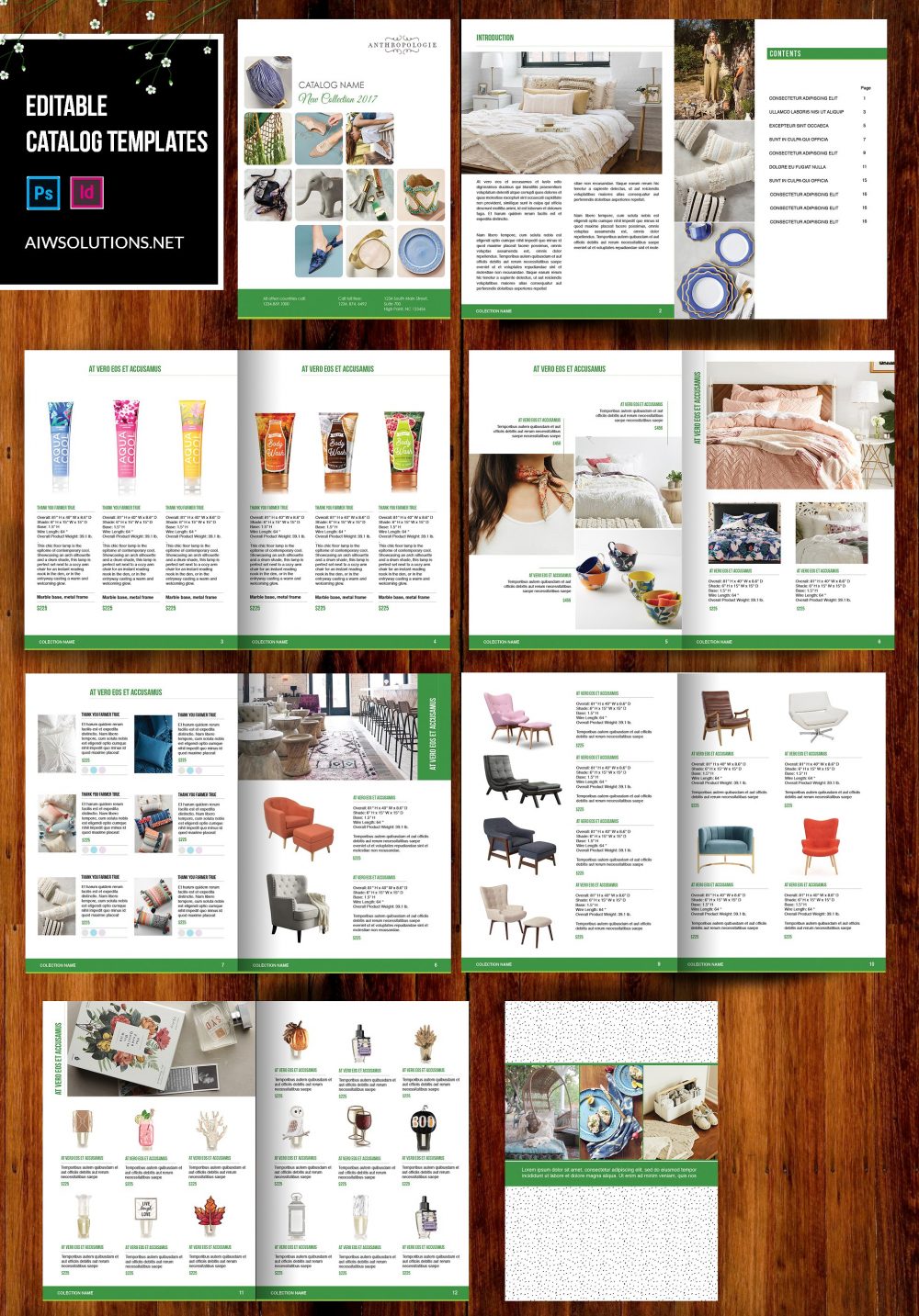 product catalog template for hat catalog  shoe catalog