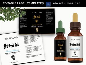 Beard Oil Label ID26
