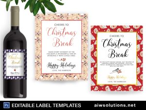 Candle Label Template ID41
