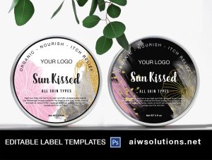 Circle Label template ID52