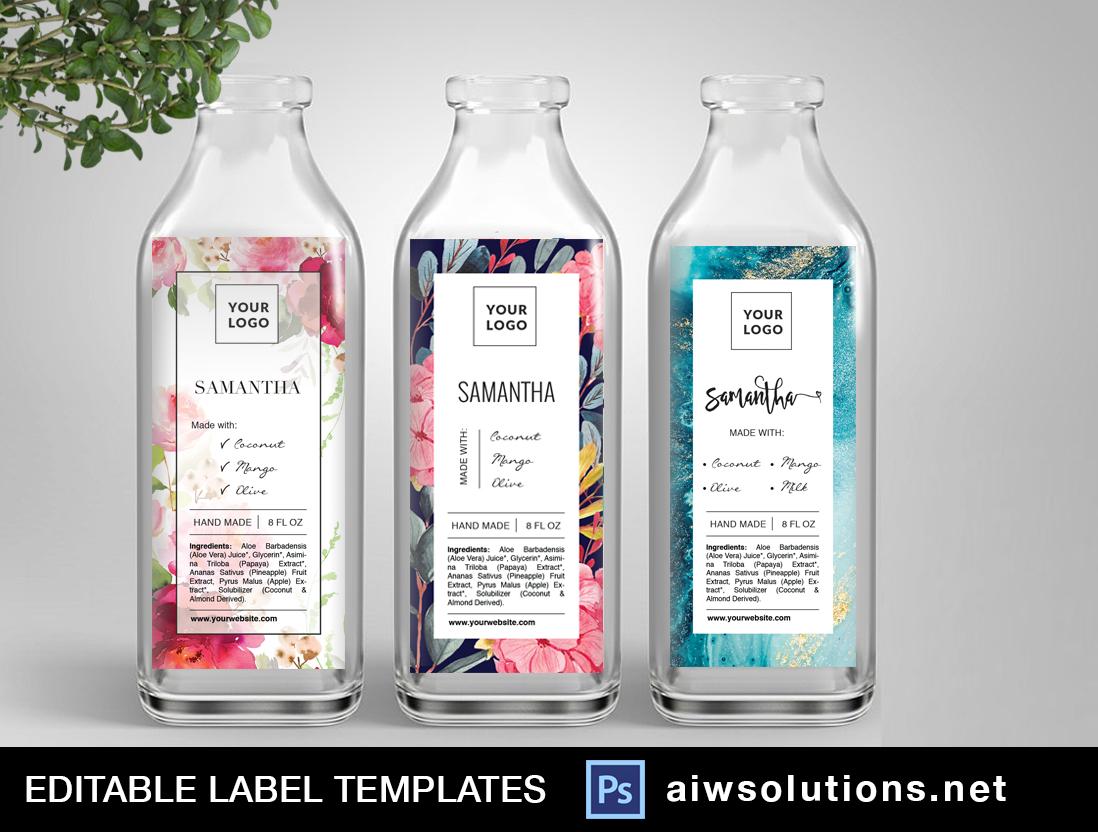 Label template ID55 | aiwsolutions