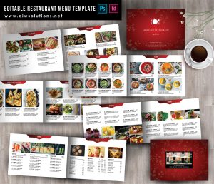 Food Menu Template, Minimal  Restaurant menu Template - id38
