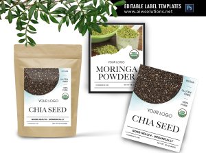 Pouch Label Template ID70