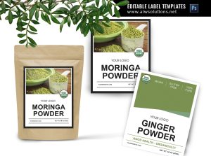 Pouch Label Template ID69