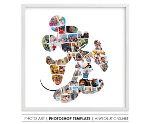 Disney Mickey Photo Collage Template