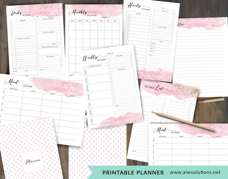 printable simple and elegant calendar 2020