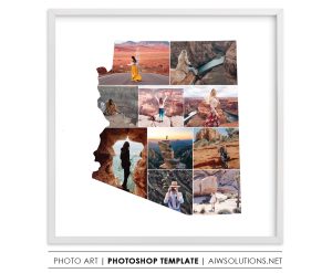Arizona  photo collage template ID41