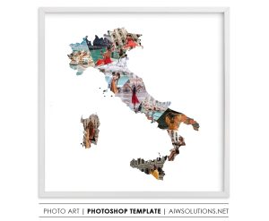 Italy photo Collage Template
