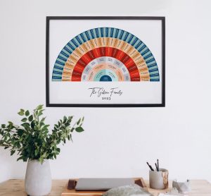 Custom Ancestry Chart , custom family tree ID06