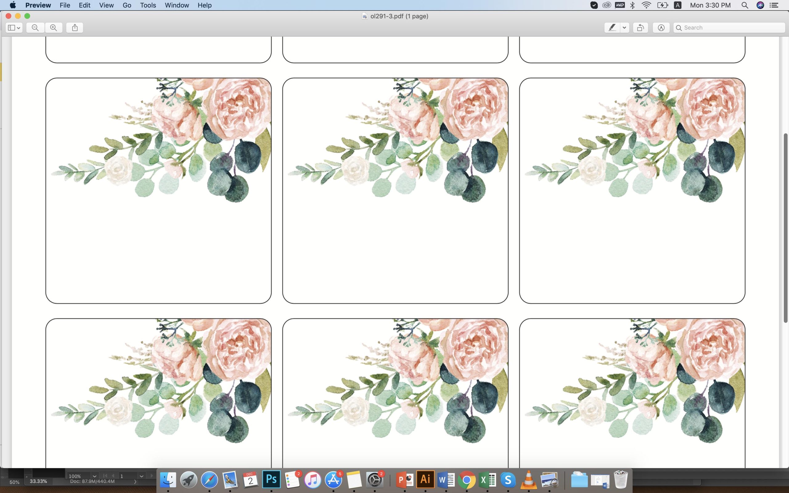 square gift tag for small shops- beautiful square label for clothing starup