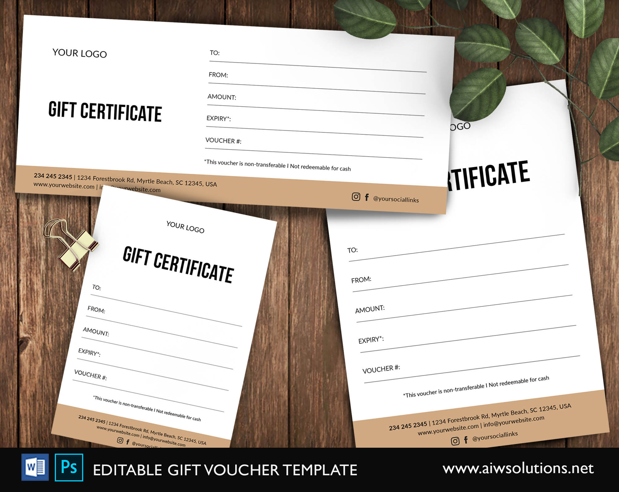Paper Gift Certificate Template from aiwsolutions.net