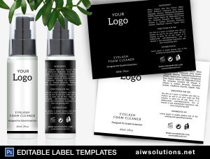 Minimal Label template ID81