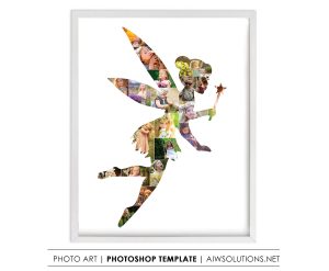Disney Tinkerbell photo collage