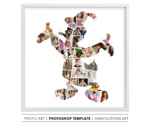 Photoshop Donald Duck photo collage