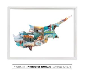Cyprus photo Collage Template