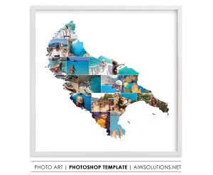Zante Zakynthos photo Collage Template