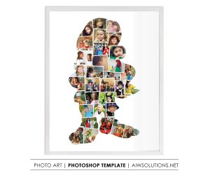 Grumpy photo collage template
