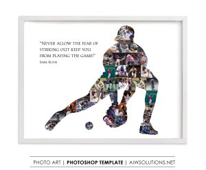 Baseball Player Photo Collage