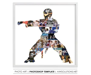 Taekwondo Boy Photo collage