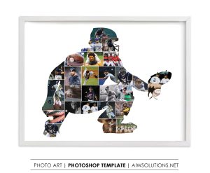 baseball catcher Photo Collage
