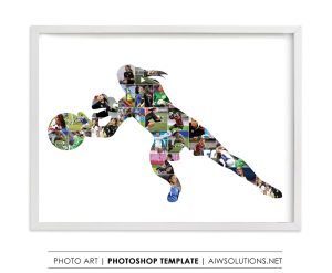 Female Soccer goalkeeper Photo Collage