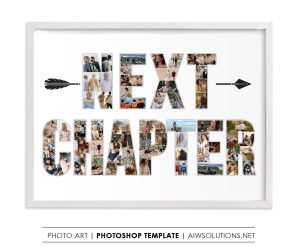 Next chapter photo collage, Retirement photo collage, farewell gift collage, new chapter,Graduation Next Chapter