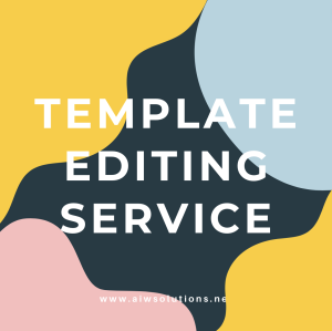 Customization/Editing Service