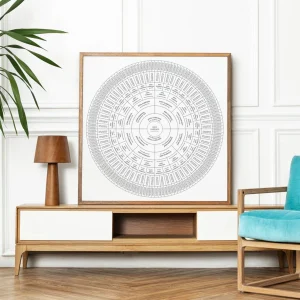 Editable Canva Circle family tree template - 8 generations family tree- ID14