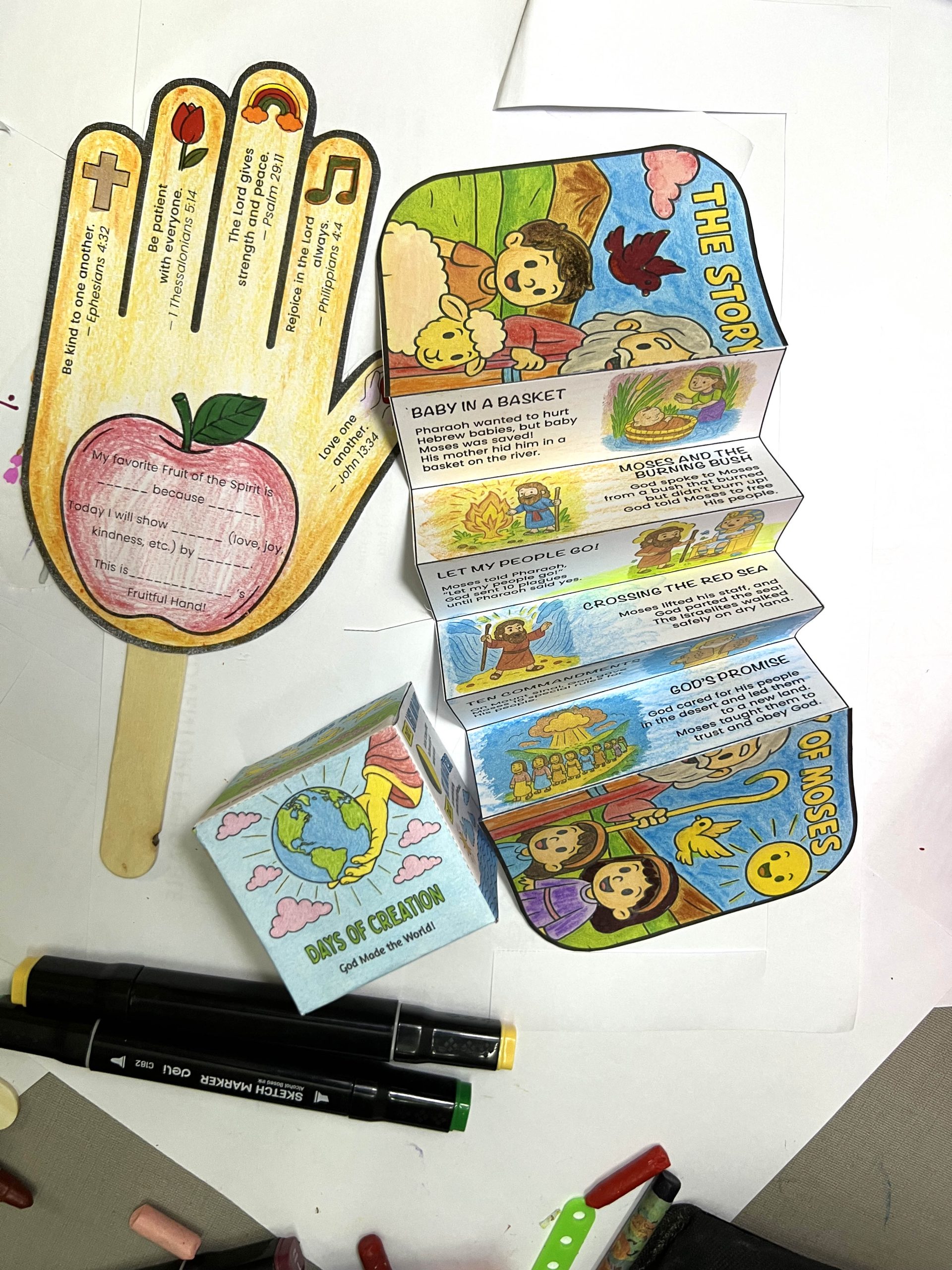 I am loved by God craft, Christian affirmation activity,