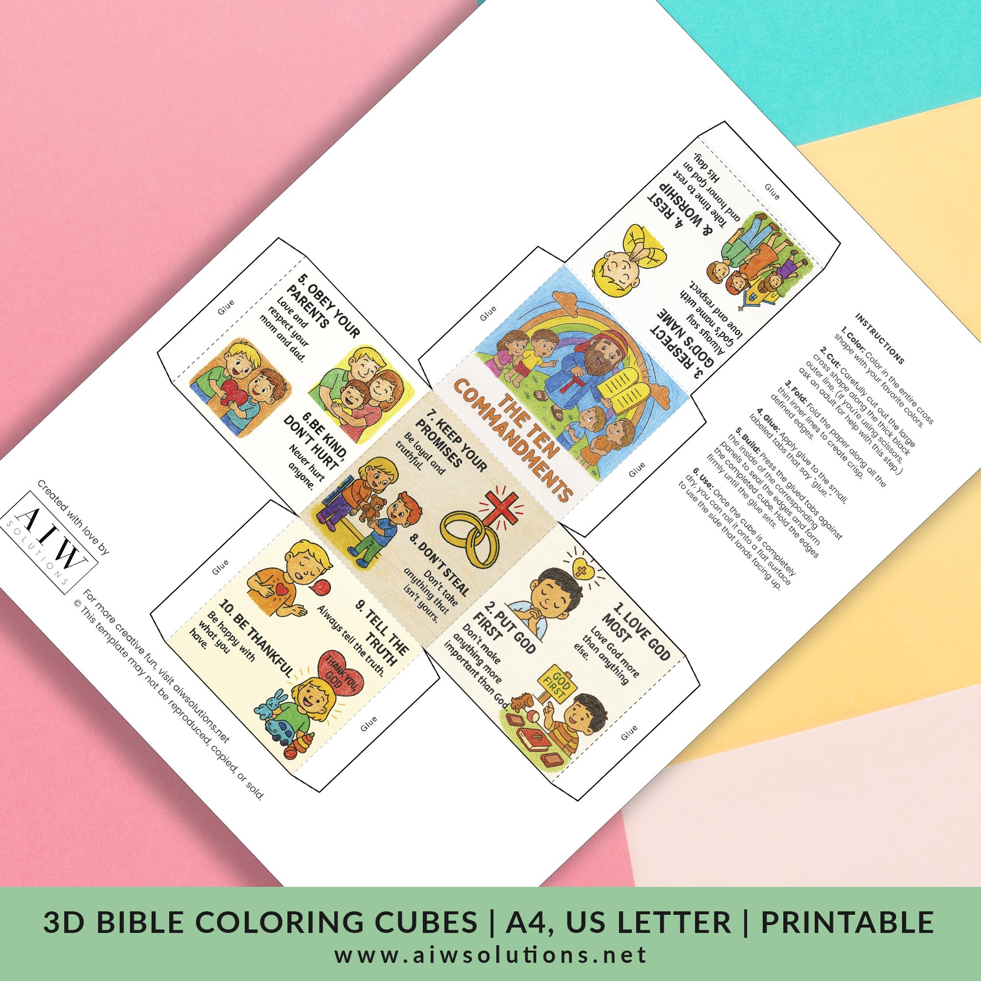 Kids’ ministry or church events craft