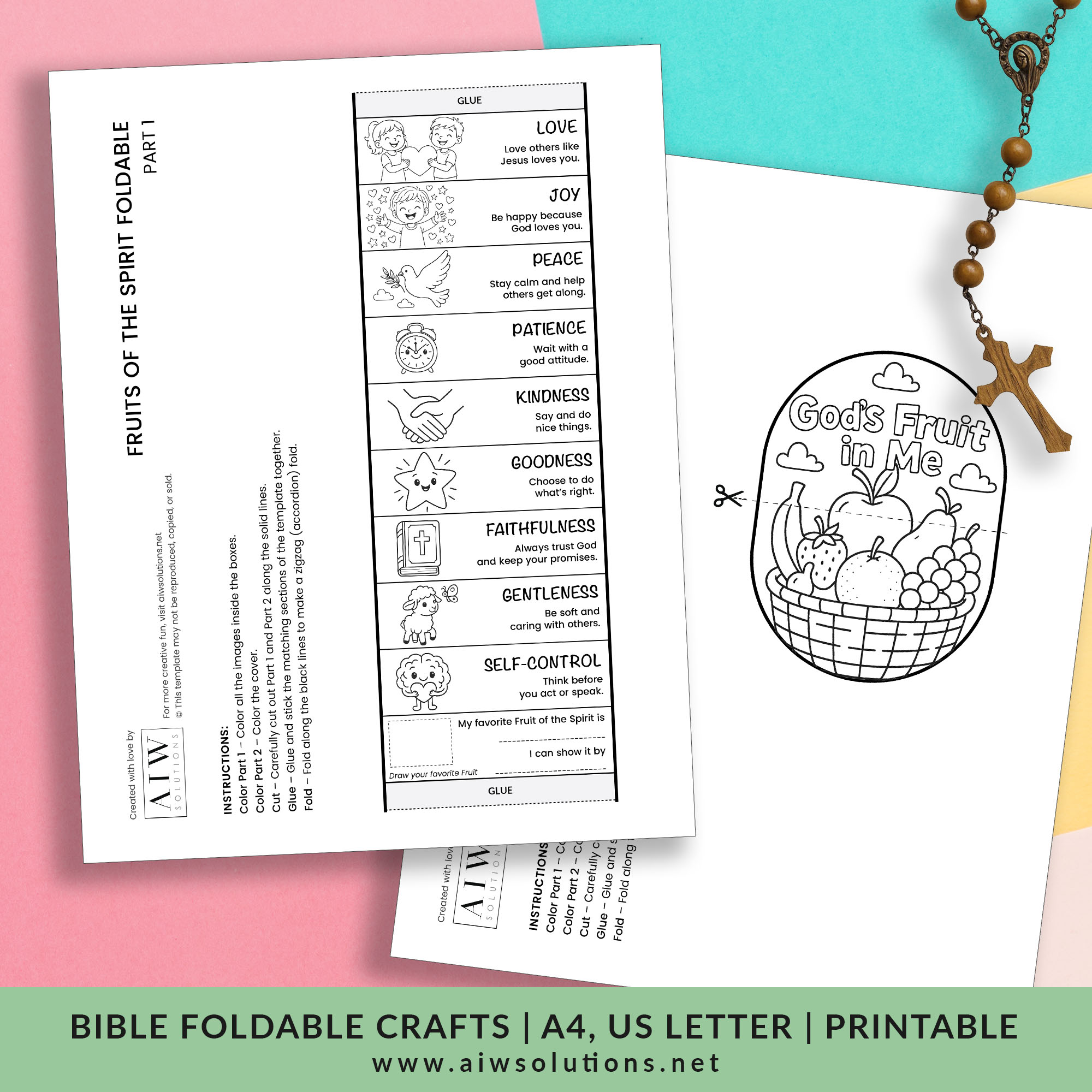 bible identity for kids, faith building activity