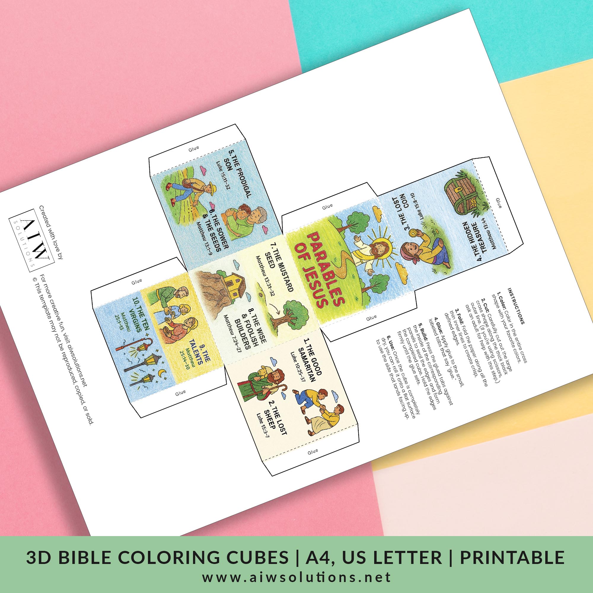 parables of jesus activity kid craft